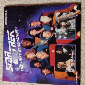 Star Trek TNG LaserDisc Episode 93 & 94